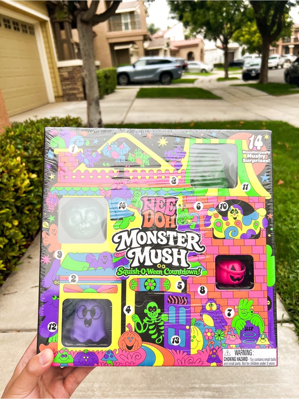 Monster Mush Squish-O-Ween Countdown - Colorful Halloween Monster Pack